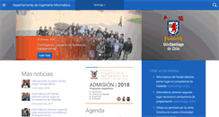 Desktop Screenshot of diinf.usach.cl
