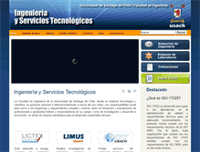 Tablet Screenshot of insert.usach.cl