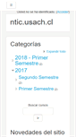 Mobile Screenshot of ntic.usach.cl