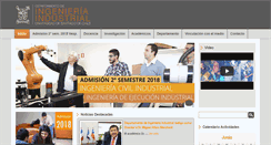 Desktop Screenshot of industrias.usach.cl